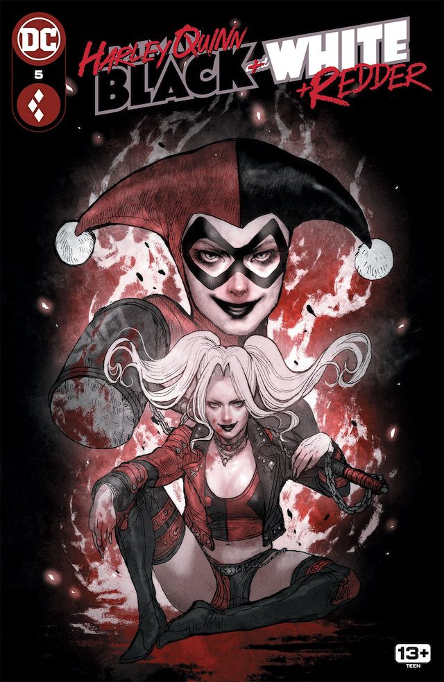 Harley Quinn: Black + White + Redder #5